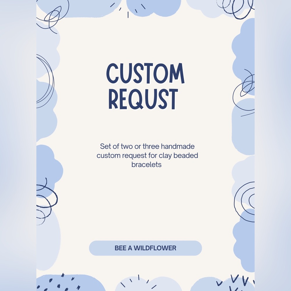 Custom Clay Beaded Bracelet Set